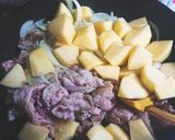 さつまいも とりんごのポークチャップ作り方7写真