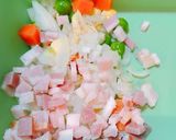 レンジで作る♡オムライスおにぎり作り方1写真