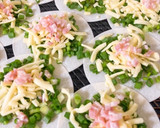 余った餃子の皮で☆ネギたっぷりミニピザ作り方1写真