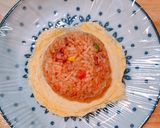 レンジで作る♡オムライスおにぎり作り方4写真