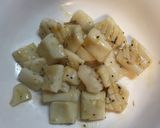 バターソテーいかのいかすみソース作り方4写真