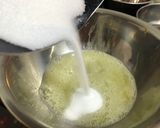 抹茶バナナのマーブルシフォンケーキ作り方4写真