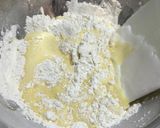 抹茶バナナのマーブルシフォンケーキ作り方9写真