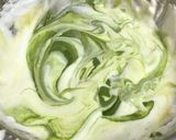 抹茶バナナのマーブルシフォンケーキ作り方12写真