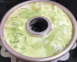 抹茶バナナのマーブルシフォンケーキ作り方13写真