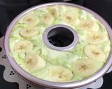 抹茶バナナのマーブルシフォンケーキ作り方15写真