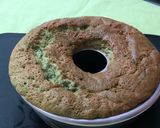抹茶バナナのマーブルシフォンケーキ作り方17写真