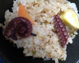 サツマイモ入りたこ飯☆作り方3写真