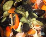 茄子とウインナーのとろ~りチーズトマト煮作り方7写真