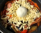 茄子とウインナーのとろ~りチーズトマト煮作り方9写真