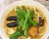 濃厚クリーミーカレーうどん季節の野菜添え作り方8写真
