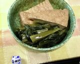 かんたん厚揚げと小松菜のやさしい煮物♪作り方9写真