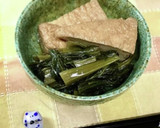 かんたん厚揚げと小松菜のやさしい煮物♪作り方9写真