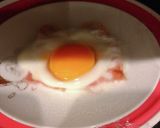 レンジで簡単、ベーコンエッグ(目玉焼き)作り方6写真