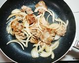 簡単&定番☆とろりコク旨♪生姜焼き丼作り方5写真
