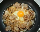 簡単&定番☆とろりコク旨♪生姜焼き丼作り方7写真
