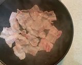 豚バラ肉とピーマンの生姜醤油炒め作り方2写真