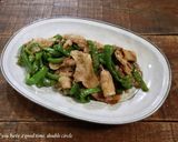 豚バラ肉とピーマンの生姜醤油炒め作り方4写真