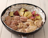 鶏肉とさつまいもの甘辛ごま照り焼き作り方4写真