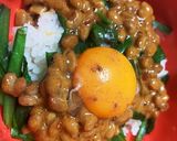 ガッツリ簡単納豆ニラご飯！在宅の日にも！作り方4写真