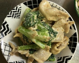 豚肉と小松菜の胡麻からしマヨ和え作り方4写真