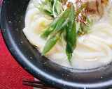 こなべっちでも安定の味♪ごま豆乳うどん！作り方5写真