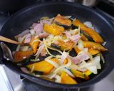 ワンパン！焼きかぼちゃのさっぱりサラダ作り方3写真