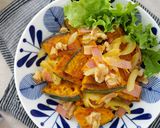ワンパン！焼きかぼちゃのさっぱりサラダ作り方4写真