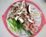 鶏ときのこの温つけそうめん作り方1写真