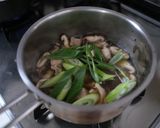 鶏ときのこの温つけそうめん作り方4写真