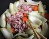 豚コマ 野菜たっぷりの簡単トマトスープ作り方3写真