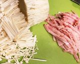 エノキとベーコンのフリッター作り方1写真