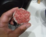 れんこんの合いびき肉載せ作り方2写真