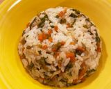 野沢菜とじゃこの混ぜご飯作り方3写真