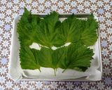 抹茶塩でいただく♪信州産大葉の天ぷら🌱✨作り方2写真