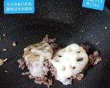 えのき&ひき肉の蓮根はさみ焼き作り方5写真