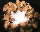 簡単でおいしい★鶏肝とハートの煮付け作り方3写真