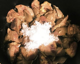 簡単でおいしい★鶏肝とハートの煮付け作り方3写真