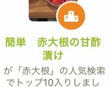 簡単　赤大根の甘酢漬け作り方4写真