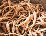 海老天蕎麦おろし半熟卵のせ作り方4写真
