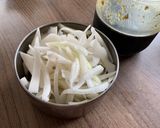 大根の皮の青唐辛子ニンニクの醤油漬け作り方2写真