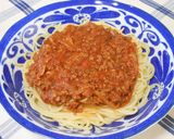 ミートソースのスパゲティー作り方5写真