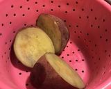 剥き栗入りのスィートポテトのロールパン作り方2写真