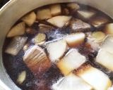 簡単豚角大根煮お好みで煮卵作り方4写真