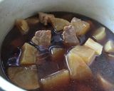簡単豚角大根煮お好みで煮卵作り方6写真