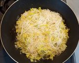 白菜と卵の海鮮モダン焼きビーフン作り方4写真