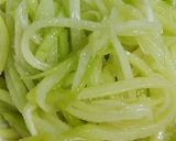 リカちゃん♡はやとうりの甘酢醤油和え作り方13写真