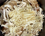 焼きネギと鶏肉＊和風きのこスープ作り方6写真