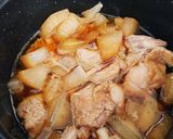 ホットクックで鶏と大根の煮物作り方3写真