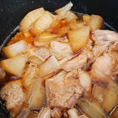 ホットクックで鶏と大根の煮物 by ホットクックWH10 【クックパッド